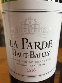 La Parde de Haut-Bailly 2016  – Pessac-Léognan